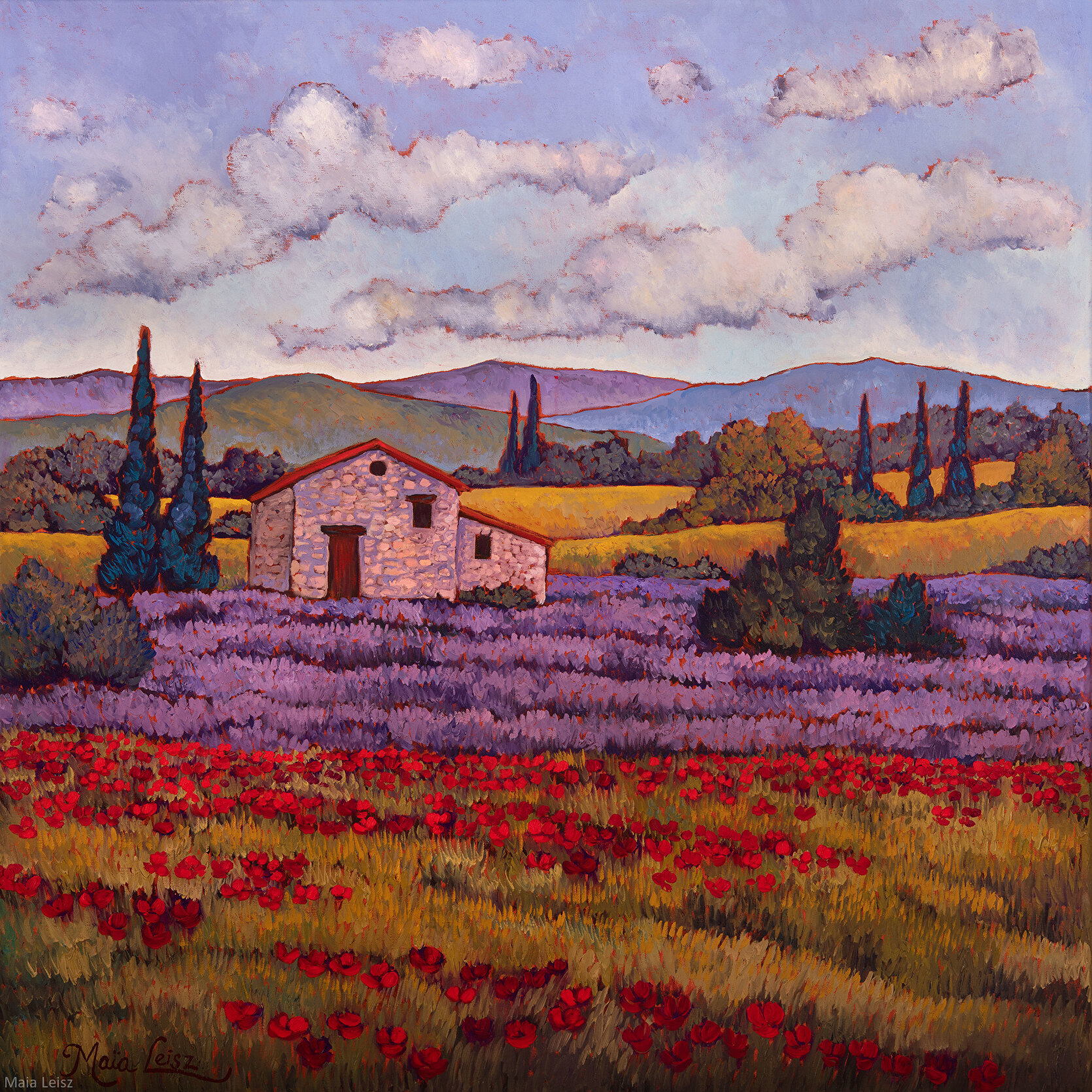 lavender-red-poppies-farmhouse